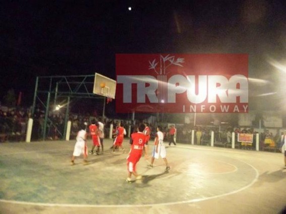 State level Basketball meet began at Kamalpur State level Basketball meet began at Kamalpur